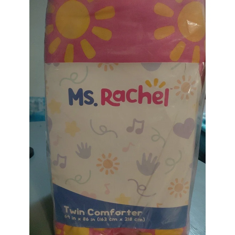 Franco Ms. Rachel Educational Adventures twin comforter  (Single Item) 64 x 86in